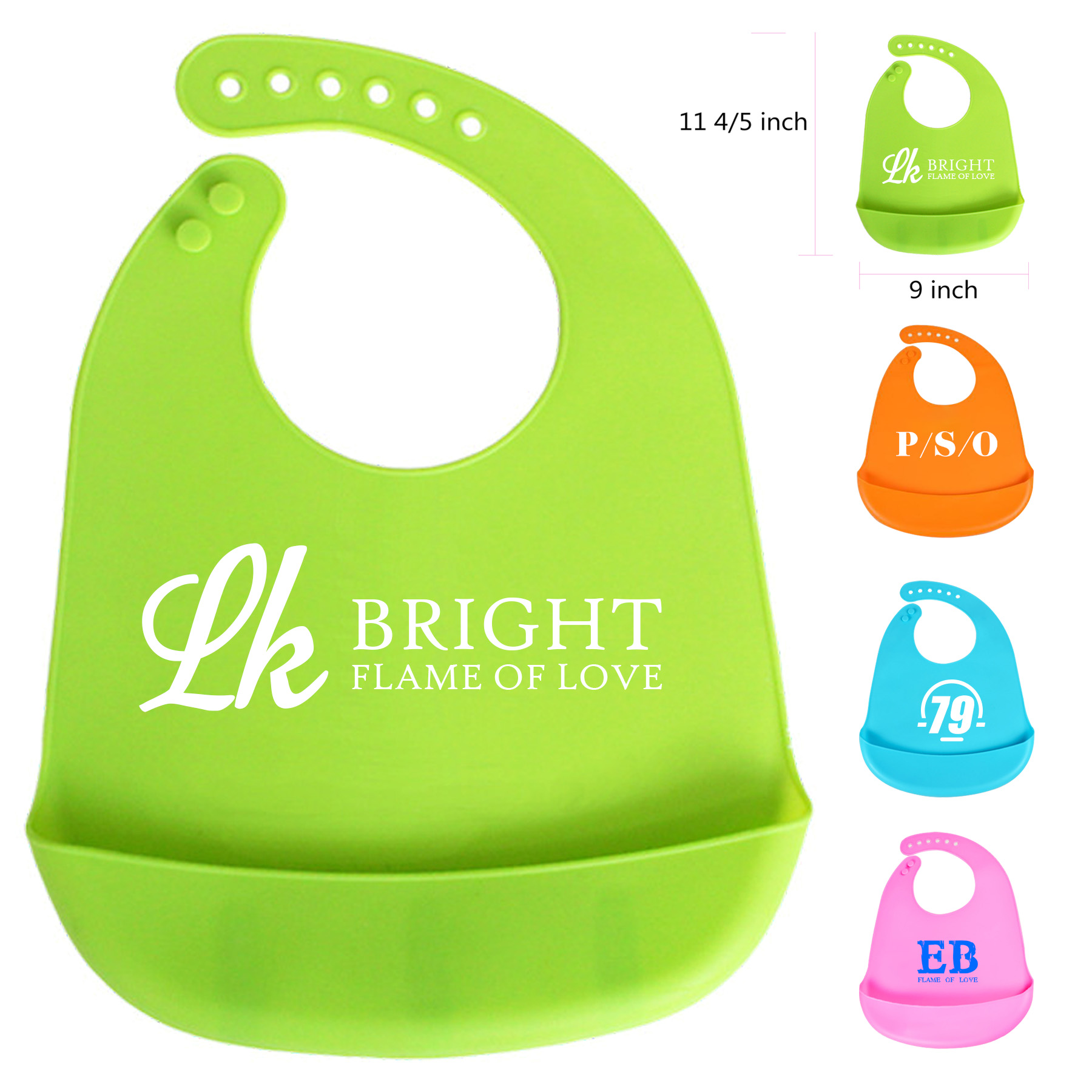 FlyFlyPromos - Silicone Baby Bib Image 1 - Promotional Product
